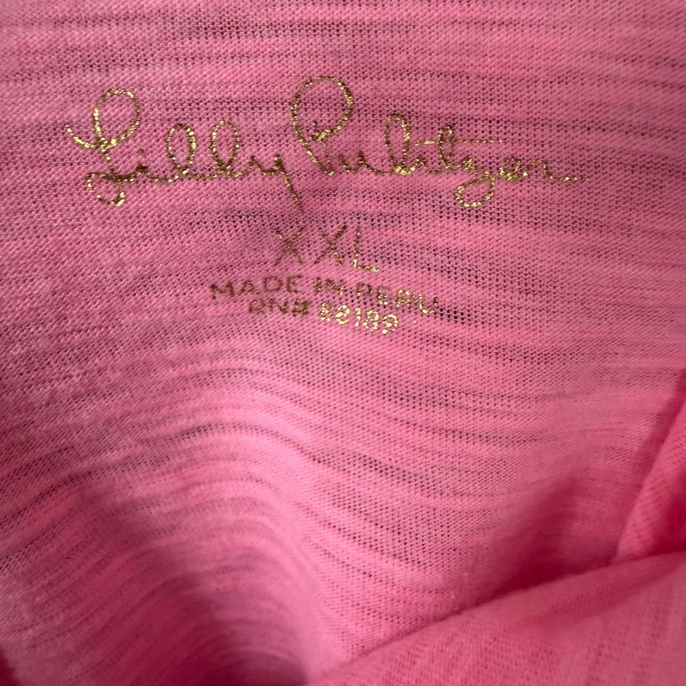 Lilly Pulitzer Pink Ruffled Tank Top - Picture 5 of 5